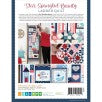 Star-Spangled Beauty Ladder Quilt - Machine Embroidery Designs