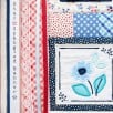 Star-Spangled Beauty Ladder Quilt - Machine Embroidery Designs