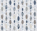 Kindly, Yours – Quilting Cotton Fabric – Orange Peel – Denim/Taupe - Fabric Bash