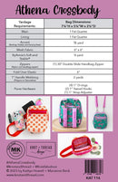 Knot and Thread Design Athena Crossbody Bag Pattern - Fabric Bash