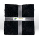 Laurel Burch Basic Black w/Gold Dot 10" Squares - Fabric Bash