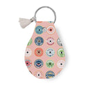 Leather Circle Key Chain Sew Much Fun - Fabric Bash