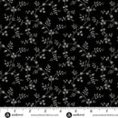Licorice Floral Vines - Fabric Bash