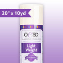 Light Weight TearAway 20" x 10yd - Fabric Bash