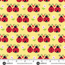 Little Ladies - Quilting Fabric - Flutter Friends Sunshine - Fabric Bash