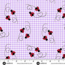 Little Ladies - Quilting Fabric - Twin Treasures Lilac - Fabric Bash