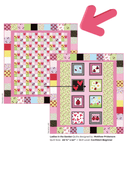 Little Ladies - Quilting Kit - Ladies In the Garden Version 1 - Fabric Bash