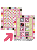 Little Ladies - Quilting Kit - Ladies In the Garden Version 2 - Fabric Bash