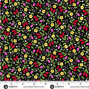 Little Ladies - Quilting Wideback Fabric - Giggle Garden Ink - Fabric Bash