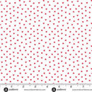 Little Ladies - Quilting Wideback Fabric - Love Bug Hugs White - Fabric Bash