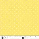 Little Ladies - Quilting Wideback Fabric - Tickle Dots Sunshine - Fabric Bash
