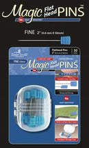 Magic Pins Flat Head Fine 50pc - Fabric Bash