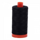 Mako Cotton Thread Solid 50wt 1422yds Black - Fabric Bash