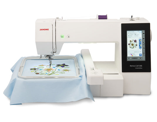 Janome Memory Craft 500E Limited Edition