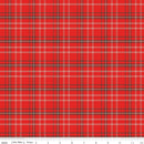 Happy Haven - Quilting Cotton Fabric - Plaid - Red