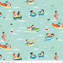 Happy Haven - Quilting Cotton Fabric - The Good Life - Aqua
