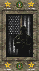 Military Army Panel Size 24"X43" - Fabric Bash