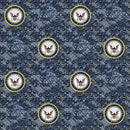 Military Grate - Navy - Fabric Bash