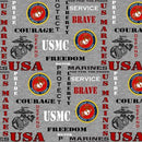 Military Marines Heather Print - Fabric Bash
