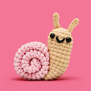 Mimi the Snail Crochet Kit - Fabric Bash