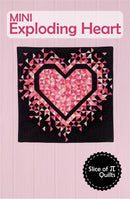 MINI Exploding Heart Quilt Pattern - Fabric Bash