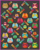 Mod Owls Revival Quilt Kit - Fabric Bash