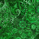 MYSTIQUE GREEN-WIDE - Fabric Bash