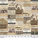 Neutral - Collage || Tim Holtz Palette Neutral - Fabric Bash