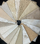 Neutral Light Fat Quarter Bundle - Fabric Bash