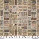 Neutral - Tickets || Tim Holtz Palette Neutral - Fabric Bash