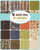 Night Owl Layer Cake - Fabric Bash