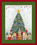 Nordic Holiday Christmas Tree Panel - Fabric Bash