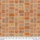 Orange - Tickets || Tim Holtz Palette Orange - Fabric Bash