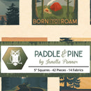 Paddle & Pine – Precut Fabric – 5" Stamp – 42 Pieces - Fabric Bash