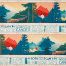 Paddle & Pine – Quilting Cotton – Border Stripe – Multi - Fabric Bash