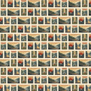 Paddle & Pine – Quilting Cotton – Posters – Multi - Fabric Bash