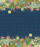 Paper Hamlet - Midnight Skyline - Fabric Bash
