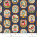 Paper Hamlet - Midnight Stamps - Fabric Bash