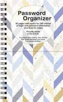 Password Book Chevron - Fabric Bash