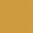 Paula's New Companions - Flower Toss Gold - Fabric Bash