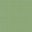 Peaches & Cream – Quilting Cotton – Flower Geo – Green - Fabric Bash