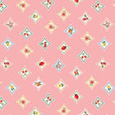 Peaches & Cream – Quilting Cotton – Sweet Diamonds – Pink - Fabric Bash