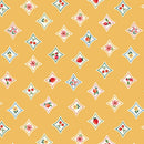 Peaches & Cream – Quilting Cotton – Sweet Diamonds – Yellow - Fabric Bash
