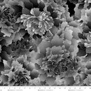 Peony Paradise - Black 118" - Fabric Bash