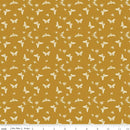 Petals & Hazel - Quilting Cotton Fabric - Flutter - Butterscotch - Fabric Bash