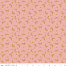 Petals & Hazel - Quilting Cotton Fabric - Flutter - Coral - Fabric Bash