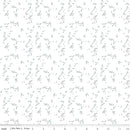 Petals & Hazel - Quilting Cotton Fabric - Hearts - Off White - Fabric Bash