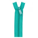 24" Single Slide Zipper - Emerald
