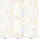 Pieces of America - Cream Collage - Fabric Bash
