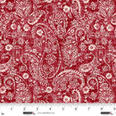 Pieces of America - Red Floral - Fabric Bash